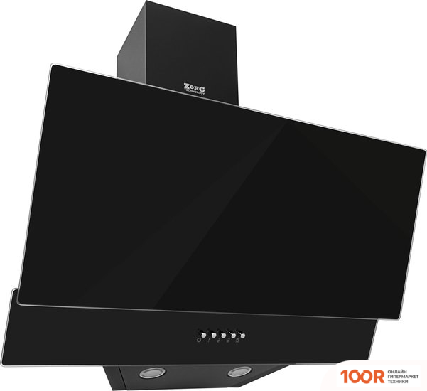 Кухонная вытяжка ZorG ARSTAA 50C (ЧЕРНОЕ СТЕКЛО) (41495)