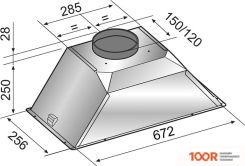 Кухонная вытяжка Zigmund & Shtain K 376.71 S (41479)