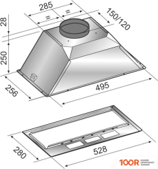 Кухонная вытяжка Zigmund & Shtain K 376.51 B (41475)