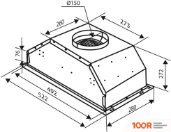 Кухонная вытяжка Zigmund & Shtain K 011.5 W (41368)