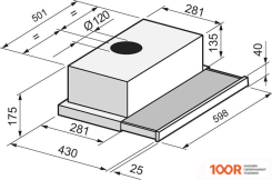 Кухонная вытяжка Zigmund & Shtain K 009.6 B (41365)