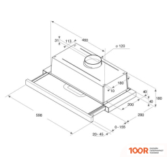 Кухонная вытяжка Whirlpool AKR 750 G SD (41339)