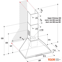 Кухонная вытяжка Whirlpool AKR 685/1 IX (41336)