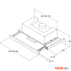 Кухонная вытяжка Whirlpool AKR 5390/1 IX (41330)