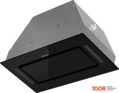 Кухонная вытяжка Weissgauff VEIL 600 TOUCH BLACK GLASS (41296)