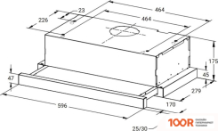 Кухонная вытяжка Weissgauff TEL 600 WHITE GLASS (41274)