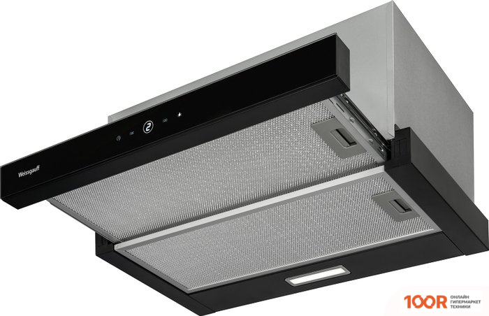 Кухонная вытяжка Weissgauff TEL 06 TC 1200 BL (41257)