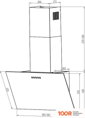 Кухонная вытяжка Weissgauff SIGMA 50 PB WH (41242)