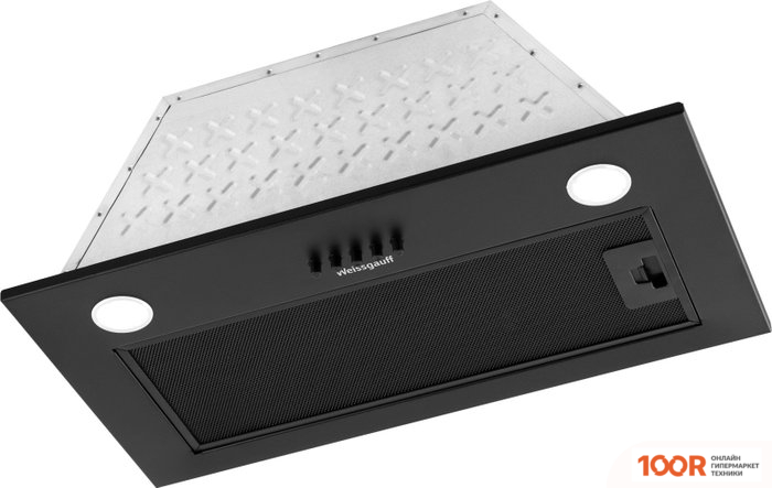 Кухонная вытяжка Weissgauff LEAF 600 PB FULL BLACK ENAMEL (41219)