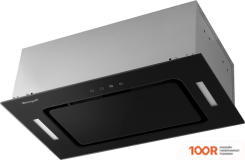 Кухонная вытяжка Weissgauff INTENSE 600 TOUCH BLACK GLASS (41215)