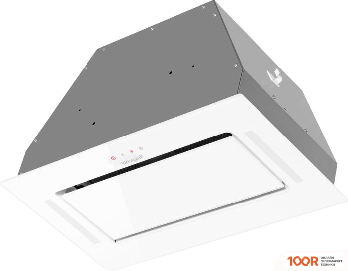Кухонная вытяжка Weissgauff HEAVY 600 TOUCH WHITE GLASS (41212)