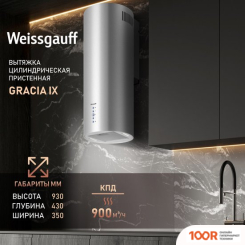 Кухонная вытяжка Weissgauff GRACIA IX (41210)
