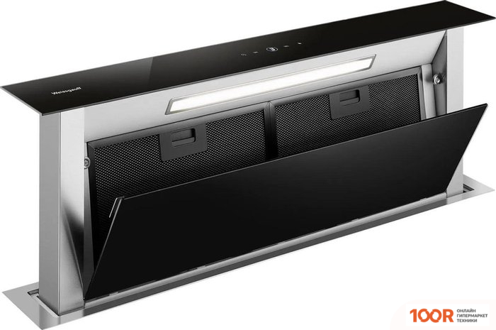 Кухонная вытяжка Weissgauff DOWN DRAFT 900 TOUCH INVERTER BLACK (41199)