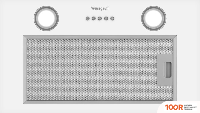 Кухонная вытяжка Weissgauff BOX 600 PB WH (41189)
