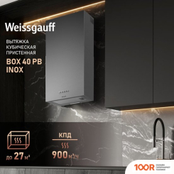 Кухонная вытяжка Weissgauff BOX 40 PB INOX (41182)