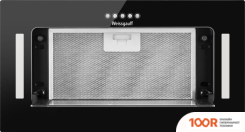 Кухонная вытяжка Weissgauff AVIATOR 600 PB BLACK GLASS (41165)