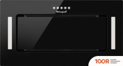 Кухонная вытяжка Weissgauff AVIATOR 600 PB BLACK GLASS (41165)