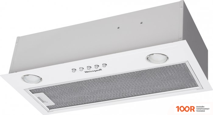 Кухонная вытяжка Weissgauff ALPHA 45 PB WH (41141)