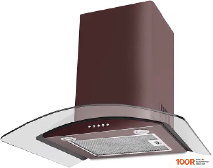 Кухонная вытяжка Vesta VCG660 BR (КОРИЧНЕВЫЙ) (41124)