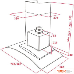Кухонная вытяжка TEKA NCW 67350 EOS (41110)
