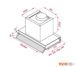 Кухонная вытяжка TEKA INTEGRA 965 (41108)