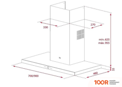 Кухонная вытяжка TEKA DPS 986 [40483021] (41072)