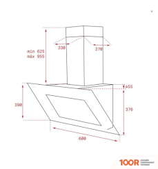 Кухонная вытяжка TEKA DLV 68660 112930025 (БЕЛЫЙ) (41047)