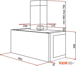 Кухонная вытяжка TEKA DHI 90 (41040)