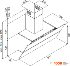 Кухонная вытяжка Solgaz LAMIERA GL-60 (41026)