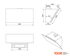 Кухонная вытяжка Smeg KV394N (41023)