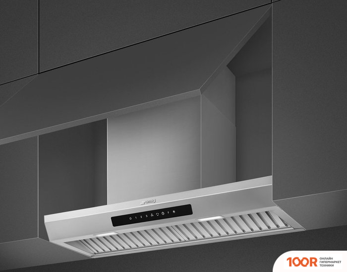 Кухонная вытяжка Smeg KSGT74X (41008)