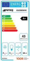 Кухонная вытяжка Smeg KSCB90WHE (40992)