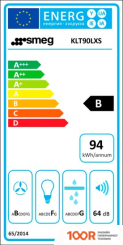 Кухонная вытяжка Smeg KLT90LWHS (40976)