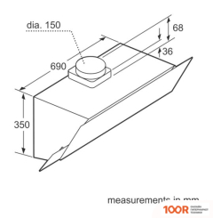 Кухонная вытяжка Siemens LC95KA670 (40938)