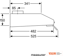 Кухонная вытяжка Siemens IQ300 LU26150GB (40921)