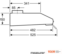 Кухонная вытяжка Siemens IQ300 LU16150GB (40920)
