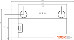 Кухонная вытяжка Schtoff QUATTROPORTE 60 (БЕЛЫЙ) (40866)