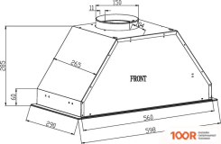Кухонная вытяжка Schtoff HGT 60 (ЧЕРНЫЙ) (40846)