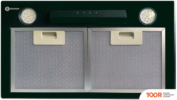 Кухонная вытяжка Schtoff HGL (ЧЕРНЫЙ) (40844)