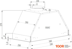 Кухонная вытяжка Schtoff GTC L 60 (ЧЕРНЫЙ) (40839)