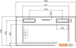 Кухонная вытяжка Schtoff ELEMENTO 60 (БЕЛЫЙ) (40833)