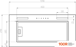 Кухонная вытяжка Schtoff DNS LIGHT 60 BLACK (ЧЕРНЫЙ) (40832)