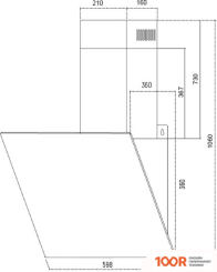 Кухонная вытяжка Schtoff CLASSIC 50 (БЕЛЫЙ) (40828)