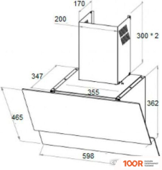Кухонная вытяжка Schtoff ALBINA 60 (СЕРЫЙ) (40812)