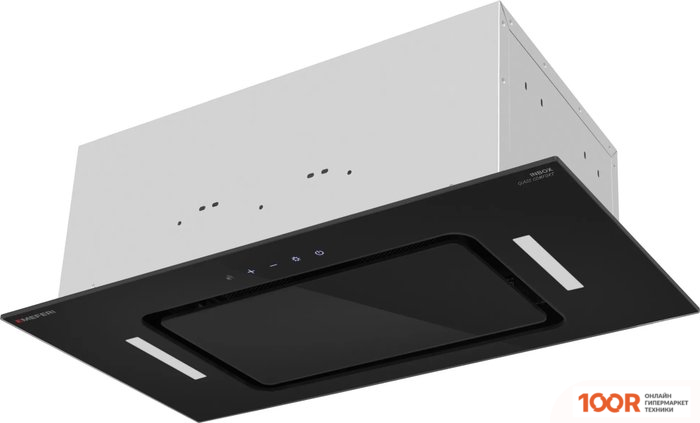 Кухонная вытяжка Meferi INBOX60BK GLASS COMFORT (40468)