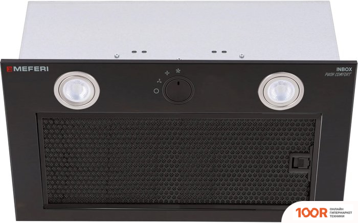 Кухонная вытяжка Meferi INBOX52BK PUSH COMFORT (40453)
