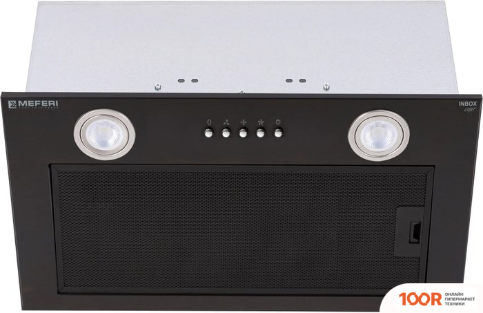 Кухонная вытяжка Meferi INBOX52BK LIGHT (40451)