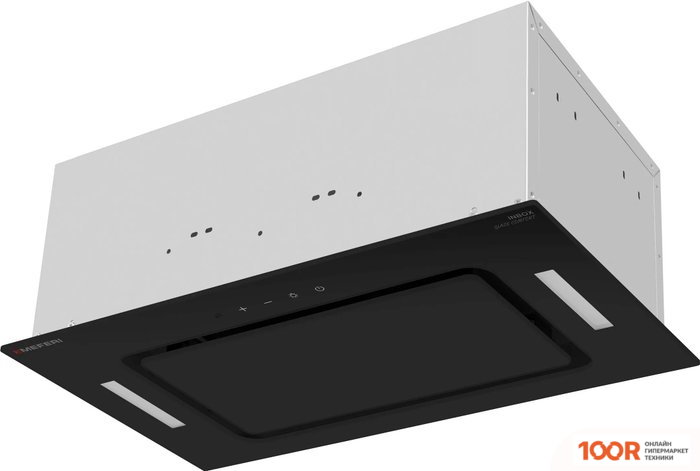 Кухонная вытяжка Meferi INBOX52BK GLASS COMFORT (40449)