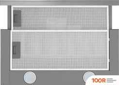 Кухонная вытяжка MAUNFELD VSQ 60 (НЕРЖАВЕЮЩАЯ СТАЛЬ/БЕЛОЕ СТЕКЛО) (40403)