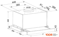 Кухонная вытяжка Making Oasis Everywhere VT-60B (40168)